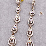 Rhinestone Teardrop earring