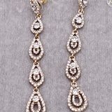 Rhinestone Teardrop earring