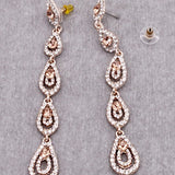 Rhinestone Teardrop earring