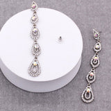 Rhinestone Teardrop earring