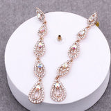 Rhinestone Teardrop earring