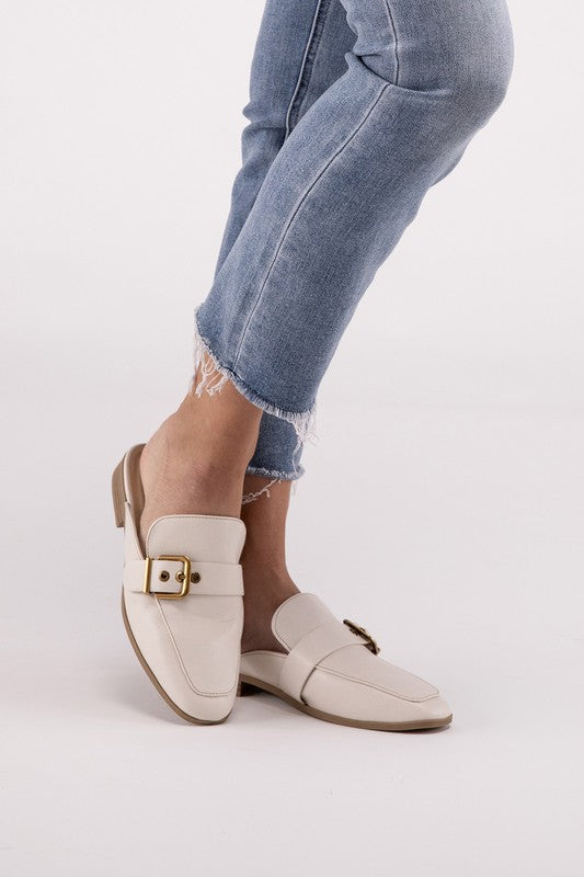 Backless Slide Loafer Shoes