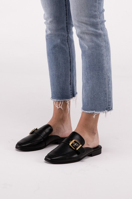 Backless Slide Loafer Shoes