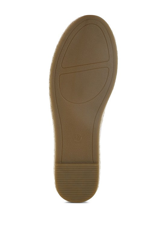 Women’s mesh espadrille slip-on shoes with natural jute sole and canvas toe cap, shown in ivory white.