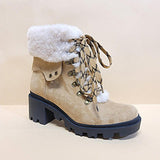 VINI-FUR COMBAT BOOTIES