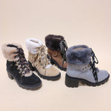 VINI-FUR COMBAT BOOTIES