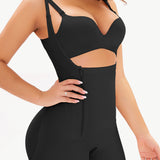 Side Zipper Under-Bust Shaping Bodysuit