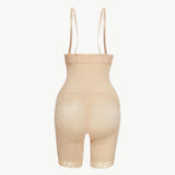 Hook-and-Eye Lace Trim Shaping Bodysuit