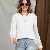 Round Neck Raglan Sleeve Sweater