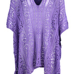Cutout V-Neck Cover-Up with Tassel