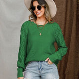 Round Neck Raglan Sleeve Sweater