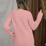 Round Neck Raglan Sleeve Sweater