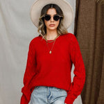 Round Neck Raglan Sleeve Sweater