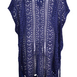 Cutout V-Neck Cover-Up with Tassel