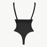 Adjustable Strap Zip-Up Shaping Bodysuit