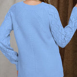 Round Neck Raglan Sleeve Sweater