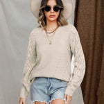 Round Neck Raglan Sleeve Sweater
