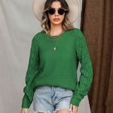 Round Neck Raglan Sleeve Sweater