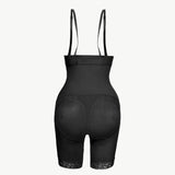 Hook-and-Eye Lace Trim Shaping Bodysuit