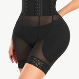 Breathable Lace Trim Shaping Shorts