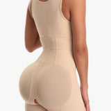 Zip-Up Lace Detail Shapewear