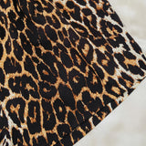 Leopard Lip Graphic Top and Shorts Lounge Set