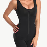 Zip-Up Lace Detail Shapewear