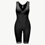 Lace Trim Shapewear with Zipper