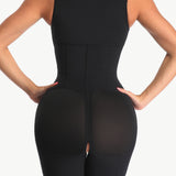 Zip-Up Lace Detail Shapewear