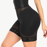 Breathable Lace Trim Shaping Shorts