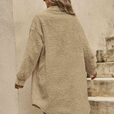 Collared Button Down Coat