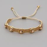 Go2boho Miyuki Bracelets Set Turkish Evil Eye Pulsera Jewelry Handmade Loom Jewellery Rhinestone Beads Bracelet & Bangles