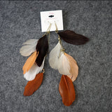 Boho Feather Earrings
