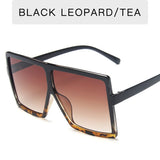 New Square Sunglasses Women Sun Glasses Female Eyewear Eyeglasses Plastic Frame Clear Lens UV400 Shade Fashion Driving