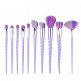 10pcs Unicorn Makeup Brush Set