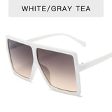 New Square Sunglasses Women Sun Glasses Female Eyewear Eyeglasses Plastic Frame Clear Lens UV400 Shade Fashion Driving