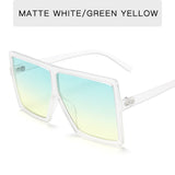 New Square Sunglasses Women Sun Glasses Female Eyewear Eyeglasses Plastic Frame Clear Lens UV400 Shade Fashion Driving