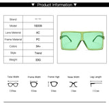 New Square Sunglasses Women Sun Glasses Female Eyewear Eyeglasses Plastic Frame Clear Lens UV400 Shade Fashion Driving