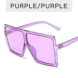 New Square Sunglasses Women Sun Glasses Female Eyewear Eyeglasses Plastic Frame Clear Lens UV400 Shade Fashion Driving