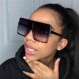 New Square Sunglasses Women Sun Glasses Female Eyewear Eyeglasses Plastic Frame Clear Lens UV400 Shade Fashion Driving
