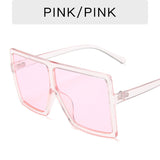 New Square Sunglasses Women Sun Glasses Female Eyewear Eyeglasses Plastic Frame Clear Lens UV400 Shade Fashion Driving
