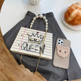 New arrival fashion letter diamonds pearl rivet box shape casual female handbag party purse ladies crossbody messenger bags SAC