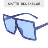 New Square Sunglasses Women Sun Glasses Female Eyewear Eyeglasses Plastic Frame Clear Lens UV400 Shade Fashion Driving