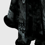 Printed Open Front Poncho