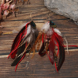 Boho Feather Earrings