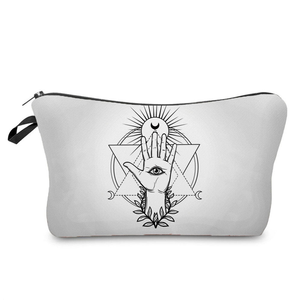 Turkish Blue Evil Eye Portable Women Travel Storage Bag Small Toiletry Organizer Cosmetic Bag Waterproof Female Lucky Makeup Bag