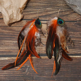 Boho Feather Earrings