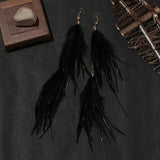 Boho Feather Earrings