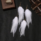 Boho Feather Earrings