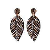 Long Beaded Tassel Earrings Ethnic Bohemia Style Handmade Colorized Seed Beads Statement Drop Earrings Luxury Gift for Women